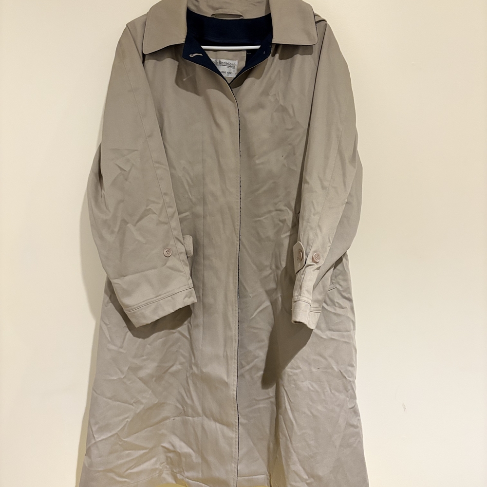 Elegant Beige Women's Trench Coat